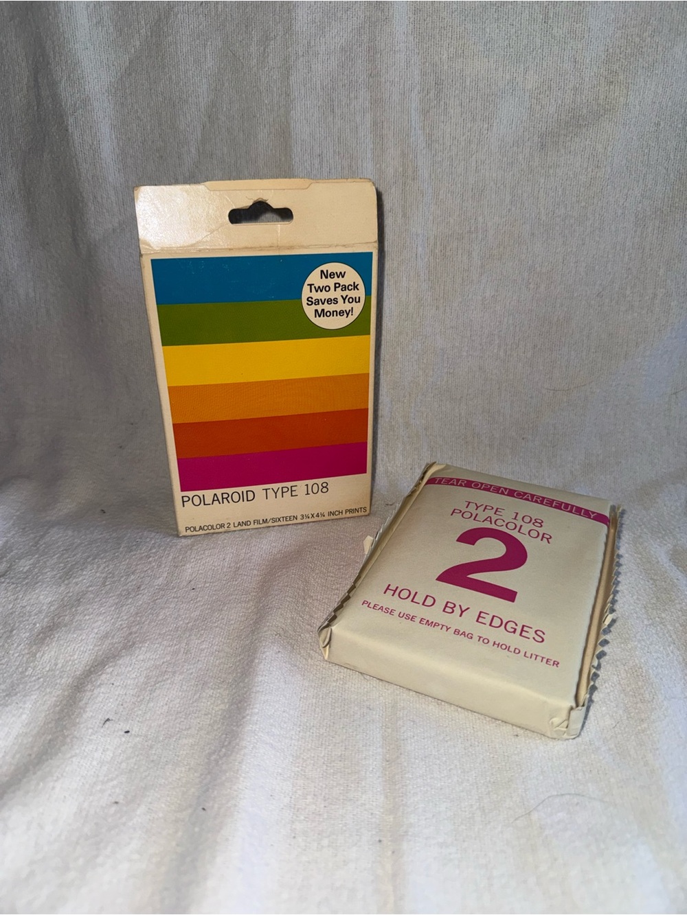 Vintage Polaroid Type 108 Two Pack with Additional Singular Type 108 Pack